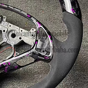 Hot Products Forged Carbon Fiber Alcantara LED <b>Steering</b> <b>Wheel</b> Fit <b>for</b> Infiniti G27 G37 Car <b>Steering</b> <b>Wheel</b> - Product Image 2