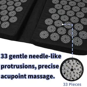 <span class=keywords><strong>Tapis</strong></span> d'<span class=keywords><strong>acupression</strong></span> écologique d'usine avec pointe de fleurs pour le soulagement du massage des pieds dans le sport et le divertissement - Product Image 2