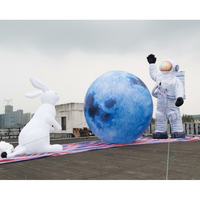 2024 publicité gonflable de planète d'univers gonflable d'astronaute extérieur nouvellement conçu