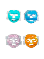 Masque facial réutilisable en gel rafraîchissant, thérapie chaude et froide, masque facial en glace, fabricant OEM, logo personnalisé