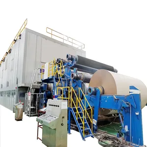 Papel De Conselho Fluting Paper Kraft Making Machine