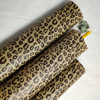 Papier de soie classique imprimé léopard 17 g/m² pour doublure intérieure de boîte cadeau et emballage