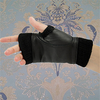 Nouveauté 2026 – Gants en cuir pour femmes et enfants, à doigts courts, vente en gros