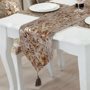Concorso da tavolo da pranzo con stampa floreale retrò <span class=keywords><strong>blu</strong></span> 13x228 pollici con tecnica intrecciata per festa in <span class=keywords><strong>cucina</strong></span> a casa decorazioni natalizie per matrimonio - Product Image 2