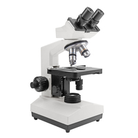 SHUNMA Binocular Biological Microscope XSZ-107BN with Halogen Lamp Fluorescence Microscope 1600x Optical for Research