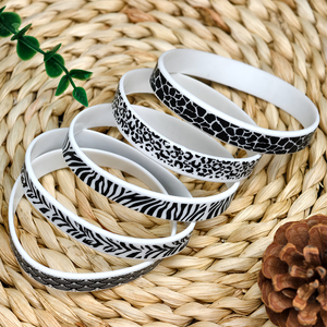 צמיד גומי הדפסה בעלי חיים צמידי סיליקון נושא בעלי חיים צמיד עמיד למים צמיד לחגיגת יום הולדת ג 'ונגל - Product Image 4