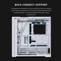 Boîtier d'ordinateur Alibaba Cloud Case Lian Li LANCOOL 217 INF Lian Li Infinity Mirror, boîtier PC ATX Mid-Tower, Alibaba Lian Li