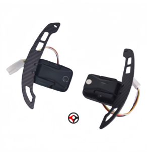 Pour HONDA <span class=keywords><strong>CIVIC</strong></span> 11ème Génération, palettes de changement de vitesse magnétiques en fibre de carbone véritable, palettes de changement de vitesse étendues, son clair et distinct - Product Image 4