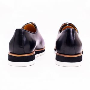 Chaussures en cuir véritable pour hommes de luxe 2022, chaussures habillées décontractées à lacets pour hommes, pour mariage et soirée - Product Image 4