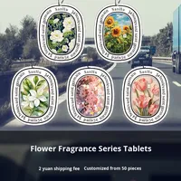 Tablet Pengharum Mobil Model X70 Kayu Tahan Lama 16-30 Hari Pewangi Penghilang Bau Aromaterapi Gantungan Pengharum Rumah