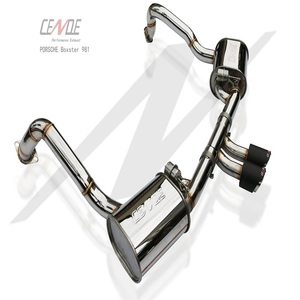 ท่อไอเสียสแตนเลสแบบ Catback Axleback สำหรับรถ Porsche Boxster และ Cayman 981 2.7 <span class=keywords><strong>3.4</strong></span> ผลิตโดย CENDE - Product Image 1