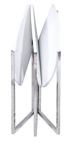 <span class=keywords><strong>Mesa</strong></span> redonda plegable <span class=keywords><strong>multiusos</strong></span> de madera moderna que se transforma de una consola compacta a una <span class=keywords><strong>mesa</strong></span> de comedor completa para <span class=keywords><strong>cocina</strong></span> y oficina - Product Image 5