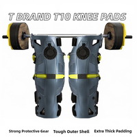 Genouillères de protection personnalisables pour moto tout-terrain T Brand MX X8 R avec stabilisateur d'axe exosquelette mobile et coudières