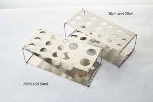 Rak jarum suntik medis baja tahan karat promosi dudukan berdiri kanula penyedot lemak aksesori lipat - Product Image 3