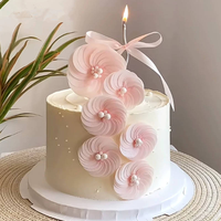 Décoration de gâteau en papier wafer rond pour mariage et anniversaire, thème Ramadan 2026, avec découpe haut de gamme, en papier aquatique