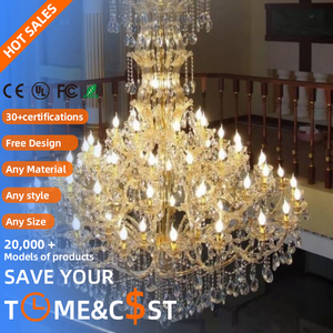 2025 Phong Cách Bắc Âu Đơn Giản Phòng Khách Ánh Sáng Mặt Dây Chuyền K9 Đèn Chùm Pha Lê Cho Tùy Chỉnh Thiết Kế Nội Thất Trang Trí Dự Án Hoặc Hệ Thống - Product Image 3