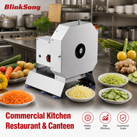 Elektrische Fruit- en Groentesnijder/Shredder 304 RVS 200kg/uur Bubble Tea Melkthee Winkel Citroensnijder Dubbele Modus Commercieel