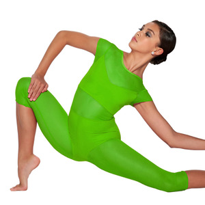 MiDee - Ropa de Danza Moderna de Alta Calidad para Mujer, Traje de Actuación en Escenario, Leotardo de Malla Transparente para Niñas - Product Image 6