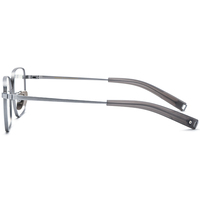 Gafas de titanio Borregls para hombre, nueva marca de diseñador, montura cuadrada, gafas ópticas ligeras, gafas japonesas de alta calidad 8827