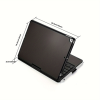 Funda con Teclado Giratorio 360° para iPad, con Trackpad, Retroiluminación de 7 Colores y Soporte para Lápiz, Compatible con iPad 10.2 (7ª, 8ª y 9ª Gen), Air 3, Pro 10.5 Pulgadas