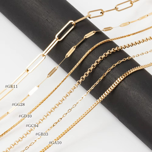 Chaînes de bijoux à la mode en or massif pur 18K 14K 10K Collier pour femme en or massif pur 18K - Product Image 5