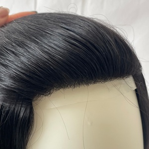 Topper de cheveux humains longs avec base en PU intégrale, 100% cheveux Remy pour femmes, haute qualité - Product Image 3