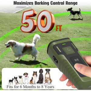 Dispositivo Disuasorio de Ladridos para Perros, Ultrasónico, Recargable, Alcance de 50 Pies, Herramienta de Entrenamiento para Todos los Perros - Product Image 3
