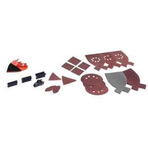 BLACK & DECKER-Autoselect con cable de 220W, 2, 2®Lijadora múltiple con accesorios en caso ROUTERS, CEPILLADORAS Y LIJADORAS - Product Image 1