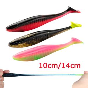 เหยื่อล่อ WXX-003 TPE แบบนิ่ม, เหยื่อล่อตกปลาแบบนิ่มยืดหยุ่นสูงทนต่อการ<span class=keywords><strong>กัด</strong></span>10ซม./9.5ก. 5ชิ้น14ซม./19ก. 4ชิ้น - Product Image 4