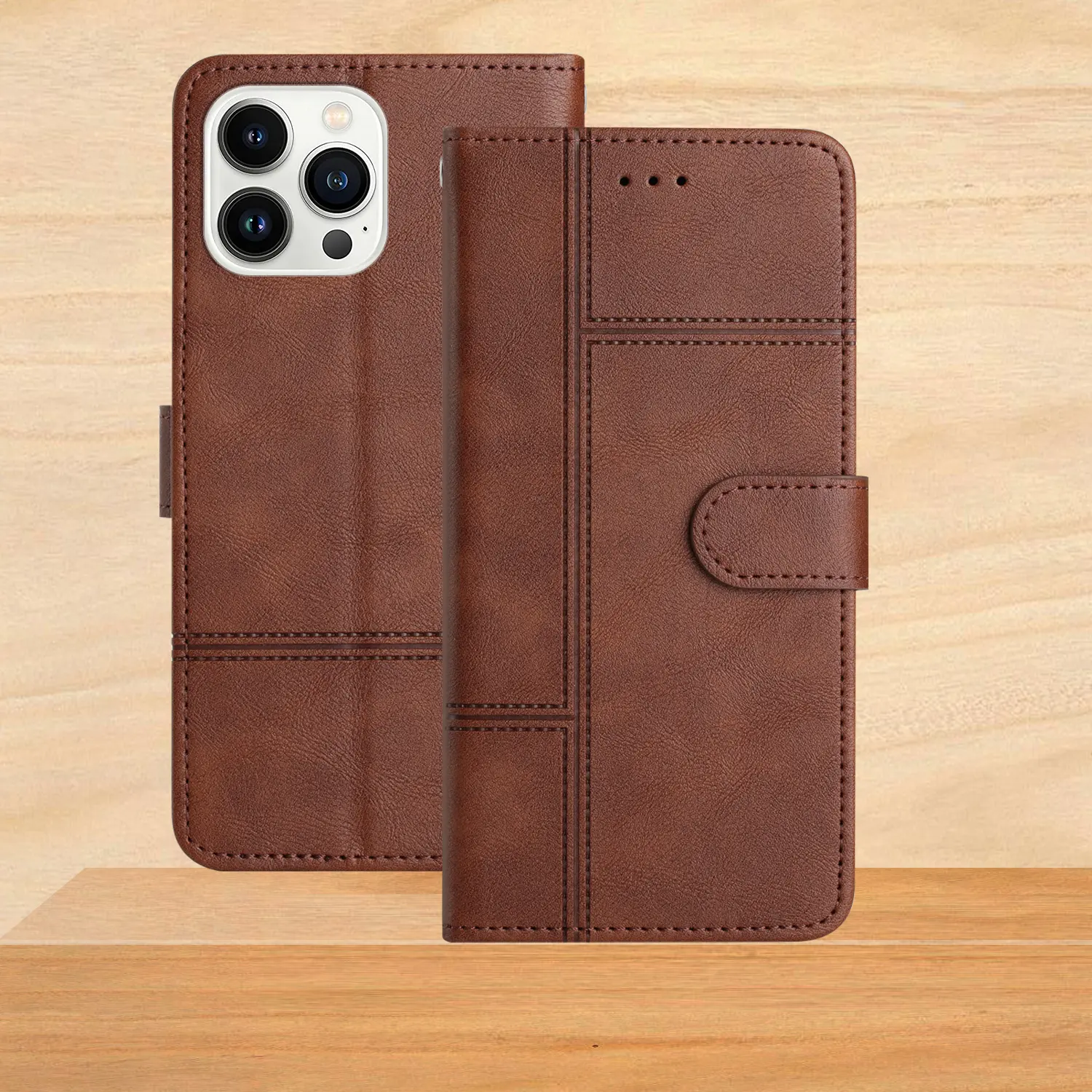 business leather phone case for iphone 15 14 13 12 11 pu wallet flip mobile phone bags for iphone 15 pro max