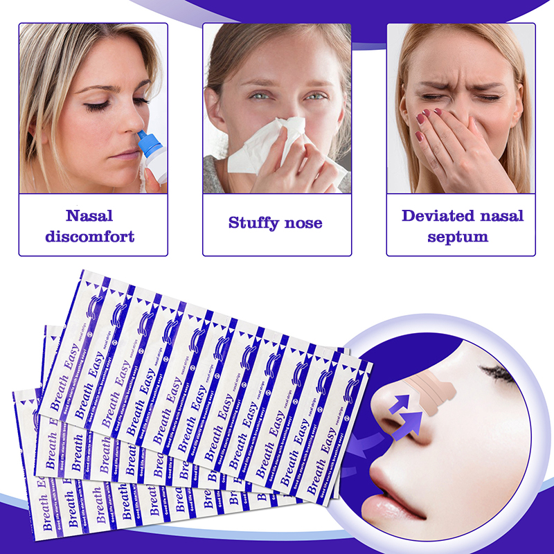2022 hot products customized anti snoring nasal strips to breathe better breathe easy