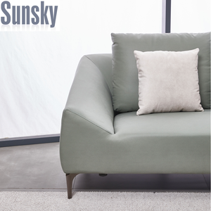 SUNSKY Ghế Sofa Da Có Thể Ngả Phong Cách Thiết Kế Ý Ghế Sofa Da Hình Chữ L Ghế Sofa Phòng Khách Hiện Đại Dòng SF-217 - Product Image 4