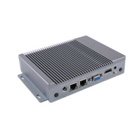 Offre Spéciale – Boîtier NUC Industriel Fanless 4G+128G avec Interface Audio VGA, Mini PC Industriel Intel N2840 DDR3