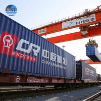 Logistique FBA Transporteur DDU DDP Expédition ferroviaire de Chine vers le Royaume-Uni, la France, l'Allemagne et l'Europe