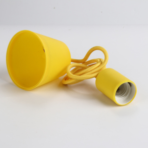 Assemblage <span class=keywords><strong>de</strong></span> cordon suspendu <span class=keywords><strong>de</strong></span> support <span class=keywords><strong>de</strong></span> <span class=keywords><strong>lampe</strong></span> en silicone Offre Spéciale avec <span class=keywords><strong>fil</strong></span> <span class=keywords><strong>de</strong></span> tissu et rosace <span class=keywords><strong>de</strong></span> plafond en plastique - Product Image 4