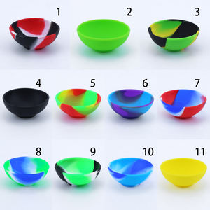 MIni Tazón de silicona 50mm * 20mm Mezcla de hierbas secas Goma Suave Antiadherente Tabaco Tazones de silicona - Product Image 2