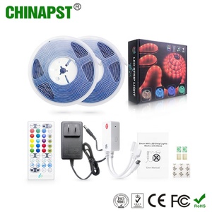 Tira de luces <span class=keywords><strong>Led</strong></span> RGB 5050 con control remoto para el hogar, banda de luz <span class=keywords><strong>LED</strong></span> con <span class=keywords><strong>WIFI</strong></span>, control remoto por aplicación Tuya, SMD, 10M, 12V, PST-WD301210 - Product Image 6