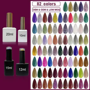 Personnalisé votre logo OEM ongles beauté nouveau gel vernis à ongles couleurs