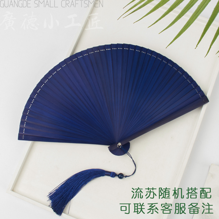 Full bamboo blue 18cm [send tassel]]