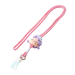 カスタム 3D 立体 可愛い カートゥーン アニメ シリコン ナイロン製 キー ランヤード ネックストラップ 携帯ストラップ ロープ モバイルストラップ - Product Image 5