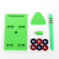 Kit Educativo de Demostración de Levitación Magnética Horizontal con Imán Circular para Explorar Campos Magnéticos y Polos