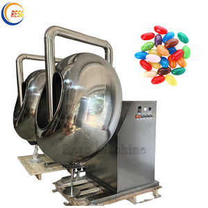 Tự động Tumbler hạnh nhân đường tráng Nut Gummy Pan nhỏ sáng tạo sô cô la kẹo phim lớp phủ enrobing máy - Product Image 2