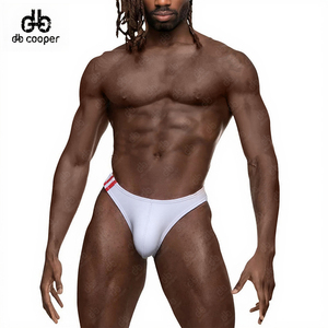 Calzoncillos Bikini de Tiro Bajo para Hombre - Ropa Interior Transpirable de Algodón con Bolsa Triangular, Corte Alto, ODM OEM, Personalizado, Venta al por Mayor - Product Image 3