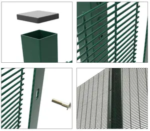 뜨거운 판매 남아프리카 공화국 안티 등반 감옥 358 울타리 패널 와이어 메쉬 안티 등반 높은 보안 펜싱
