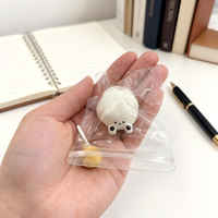 Mini Jouet Squishy en TPR Souple, Jouet Anti-Stress à Presser, Simulation de Boulette Chinoise, Décompression à Rebond Lent, Soulagement du Stress, Unisexe