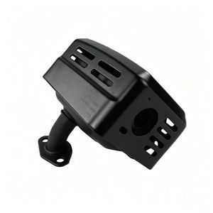 ท่อไอเสียสำหรับเครื่องยนต์เบนซิน Gx160 Gx200 168F 170F สีดำ อะไหล่ท่อไอเสียสำหรับรถจักรยานยนต์และเครื่องตัดหญ้า - Product Image 2