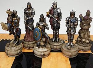 Skeleton Slayer Fantasy-juego de ajedrez para hombre, diseño gótico, Calavera - Product Image 5