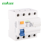 Disjoncteur différentiel Elcb Disjoncteur différentiel de courant résiduel 2P 4P 10mA 30mA 40amp 50mA 125A 200A Type B RCCB