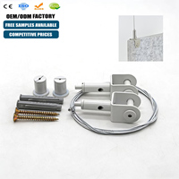 Kit de suspension au plafond réglable pour porte-bouteilles et enseignes – Système de suspension en fil d'acier inoxydable