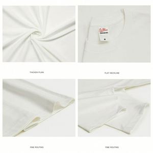 Camiseta de punto grueso de 230 g, personalizable con logo DTG, 100% algodón, hombros caídos, estilo unisex, streetwear. - Product Image 3